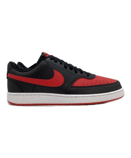 NIKE（ナイキ）NIKE (ナイキ) COURT VISION LOW NN（コートビジョンロー ネクストネイチャー） ブラック×レッド サイズ:SIZE 28cm 未使用品の古着・服飾アイテム