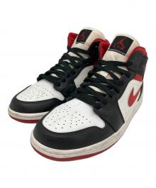 NIKE（ナイキ）の古着「AIR JORDAN 1 MID（ナイキ エアジョーダン 1 ミッド）」｜レッド×ブラック
