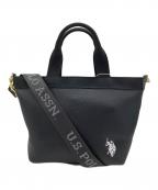 U.S POLO ASSNユーエスポロアッスン）の古着「トートバッグ」｜ブラック
