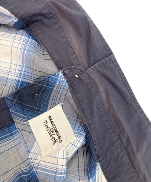 TAKAHIROMIYASHITA TheSoloIst.（タカヒロミヤシタ ザソロイスト）TAKAHIROMIYASHITA TheSoloIst. (タカヒロミヤシタ ザソロイスト) スキッパーシャツ ブルー×ホワイト サイズ:SIZE 48の古着・服飾アイテム