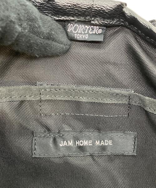 JAM HOME MADE（ジャムホームメイド）JAM HOME MADE (ジャムホームメイド) PORTER (ポーター) リュック ブラックの古着・服飾アイテム