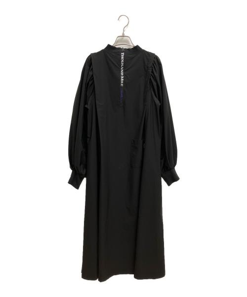Thousand Mile（サウザンドマイル）Thousand Mile (サウザンドマイル) FREAK'S STORE (フリークストア) 長袖ワンピース ブラック サイズ:SIZE Freeの古着・服飾アイテム