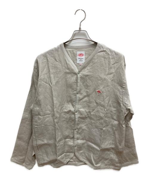 DANTON（ダントン）DANTON (ダントン) MEN'S LINEN SHIRT CARDIGAN ベージュ サイズ:SIZE 42の古着・服飾アイテム