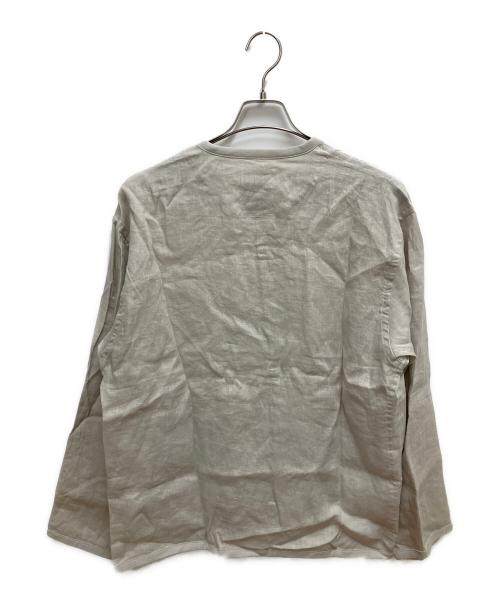 DANTON（ダントン）DANTON (ダントン) MEN'S LINEN SHIRT CARDIGAN ベージュ サイズ:SIZE 42の古着・服飾アイテム