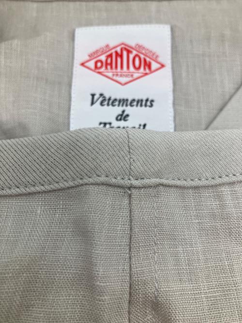 DANTON（ダントン）DANTON (ダントン) MEN'S LINEN SHIRT CARDIGAN ベージュ サイズ:SIZE 42の古着・服飾アイテム