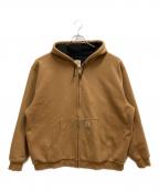 CarHarttカーハート）の古着「ダックジップパーカー」｜ブラウン