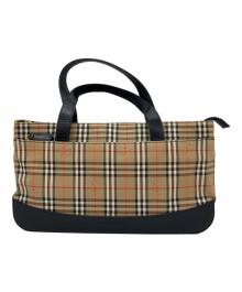 BURBERRY（バーバリー）の古着「ハンドバッグ」｜ベージュ