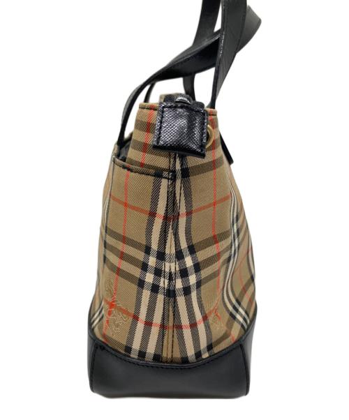 BURBERRY（バーバリー）BURBERRY (バーバリー) ハンドバッグ ベージュの古着・服飾アイテム