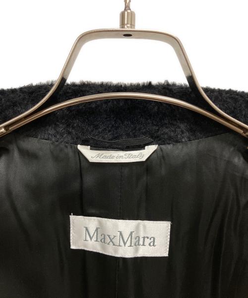 MaxMara（マックスマーラ）MaxMara (マックスマーラ) ファーコート ブラック サイズ:SIZE 38の古着・服飾アイテム