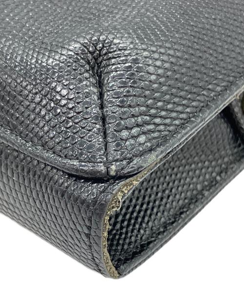 VIOLAd'ORO（ヴィオラドーロ）VIOLAd'ORO (ヴィオラドーロ) 横型スマートフォンポシェット ブラックの古着・服飾アイテム