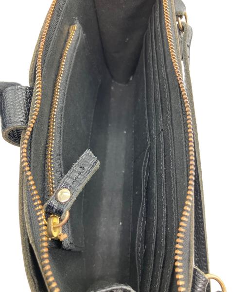 VIOLAd'ORO（ヴィオラドーロ）VIOLAd'ORO (ヴィオラドーロ) 横型スマートフォンポシェット ブラックの古着・服飾アイテム