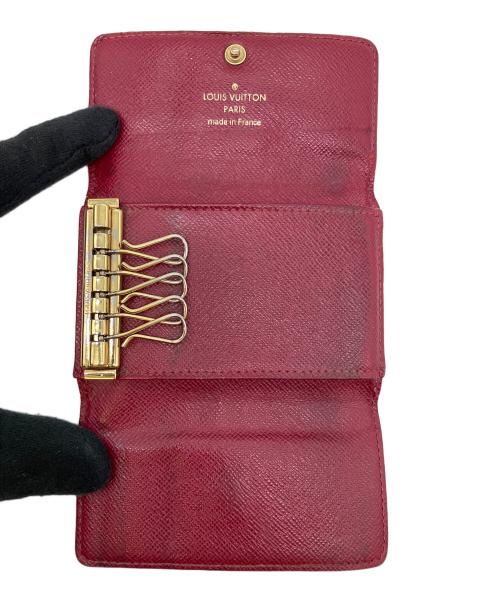 LOUIS VUITTON（ルイ ヴィトン）LOUIS VUITTON (ルイ ヴィトン) モノグラム　キーケース ミュルティクレ6 ブラウン×パープルの古着・服飾アイテム