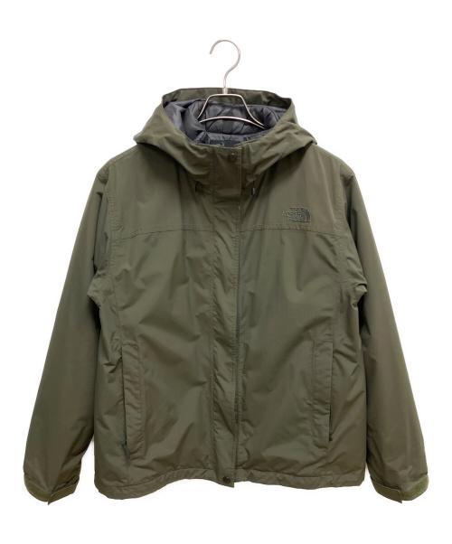 THE NORTH FACE（ザ ノース フェイス）THE NORTH FACE (ザ ノース フェイス) 3way カシウストリクライメイトジャケット オリーブ×ブラック サイズ:SIZE XLの古着・服飾アイテム