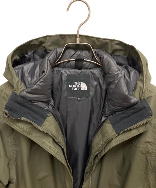THE NORTH FACE（ザ ノース フェイス）THE NORTH FACE (ザ ノース フェイス) 3way カシウストリクライメイトジャケット オリーブ×ブラック サイズ:SIZE XLの古着・服飾アイテム