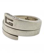 GUCCIグッチ）の古着「スパイラルリング」｜シルバー