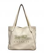 COACHコーチ）の古着「ホースアンドキャリッジ　トートバッグ」｜ベージュ