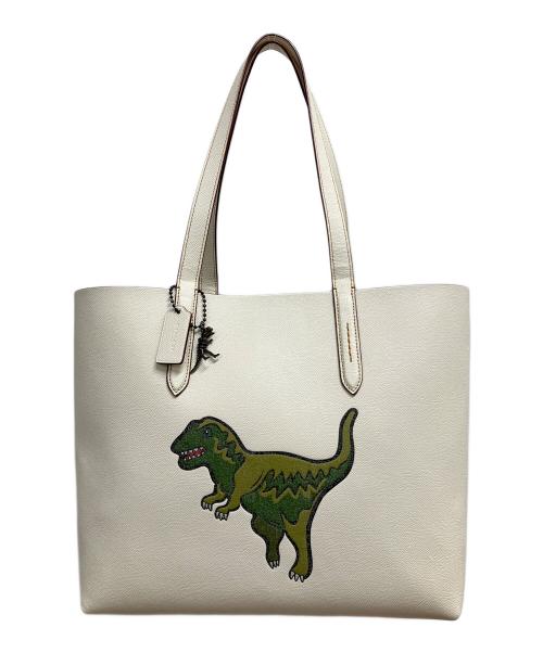 COACH（コーチ）COACH (コーチ) レキシー　トートバッグ ホワイトの古着・服飾アイテム