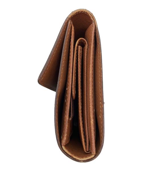 LOUIS VUITTON（ルイ ヴィトン）LOUIS VUITTON (ルイ ヴィトン) モノグラム　ポルトトレゾール エテュイパピエ ブラウンの古着・服飾アイテム