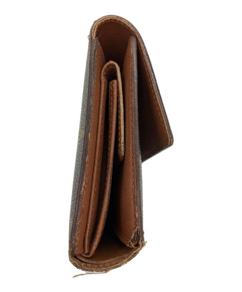 LOUIS VUITTON（ルイ ヴィトン）LOUIS VUITTON (ルイ ヴィトン) モノグラム　ポルトトレゾール エテュイパピエ ブラウンの古着・服飾アイテム