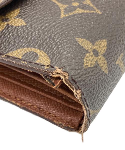 LOUIS VUITTON（ルイ ヴィトン）LOUIS VUITTON (ルイ ヴィトン) モノグラム　ポルトトレゾール エテュイパピエ ブラウンの古着・服飾アイテム