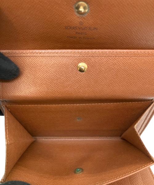 LOUIS VUITTON（ルイ ヴィトン）LOUIS VUITTON (ルイ ヴィトン) モノグラム　ポルトトレゾール エテュイパピエ ブラウンの古着・服飾アイテム