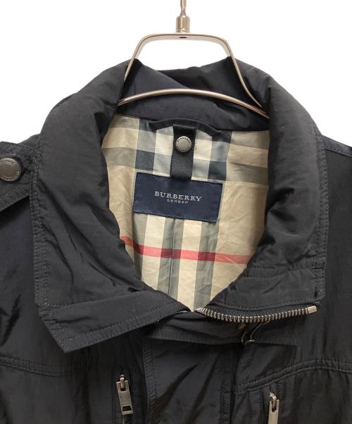BURBERRY LONDON（バーバリーロンドン）BURBERRY LONDON (バーバリーロンドン) ナイロンジャケット ブラック サイズ:SIZE Lの古着・服飾アイテム