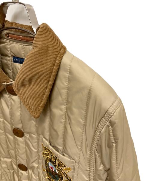 RALPH LAUREN（ラルフローレン）RALPH LAUREN (ラルフローレン) キルティングジャケット ベージュ サイズ:SIZE 11 未使用品の古着・服飾アイテム