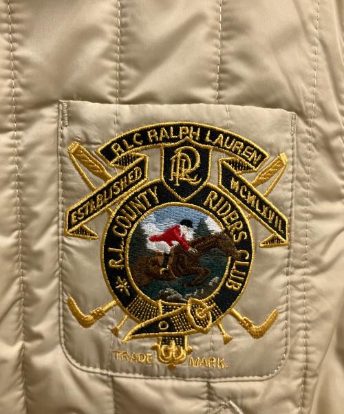 RALPH LAUREN（ラルフローレン）RALPH LAUREN (ラルフローレン) キルティングジャケット ベージュ サイズ:SIZE 11 未使用品の古着・服飾アイテム