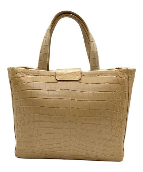 Ferragamo（フェラガモ）Ferragamo (フェラガモ) トートバッグ ベージュの古着・服飾アイテム