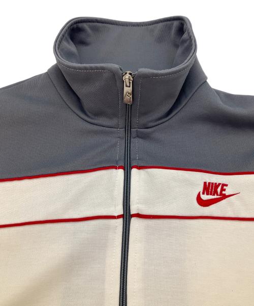 NIKE（ナイキ）NIKE (ナイキ) トラックジャケット ホワイト×グレー サイズ:SIZE Mの古着・服飾アイテム