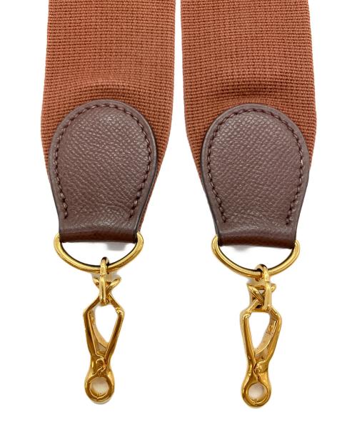 HERMES（エルメス）HERMES (エルメス) ショルダーストラップ ブラウンの古着・服飾アイテム
