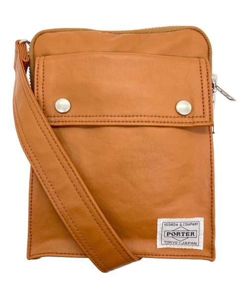 PORTER（ポーター）PORTER (ポーター) SHOULDER BAG(S) ベージュの古着・服飾アイテム