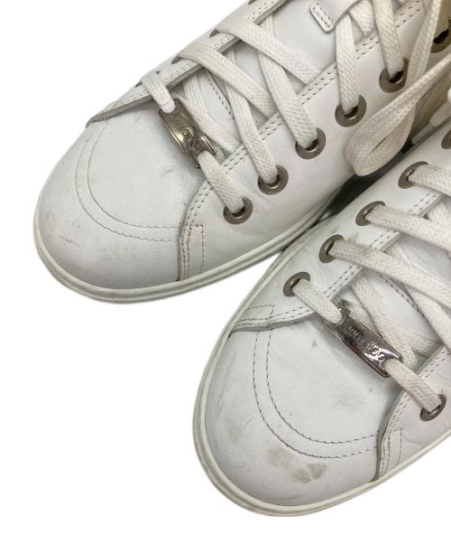 JIMMY CHOO（ジミーチュウ）JIMMY CHOO (ジミーチュウ) ハイカットスニーカー ホワイト サイズ:SIZE 25.5cmの古着・服飾アイテム