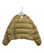 Mr.Gentlemanミスタージェントルマン）の古着「PUFFER SHORT DOWN JACKET ダウンジャケット」｜ベージュ