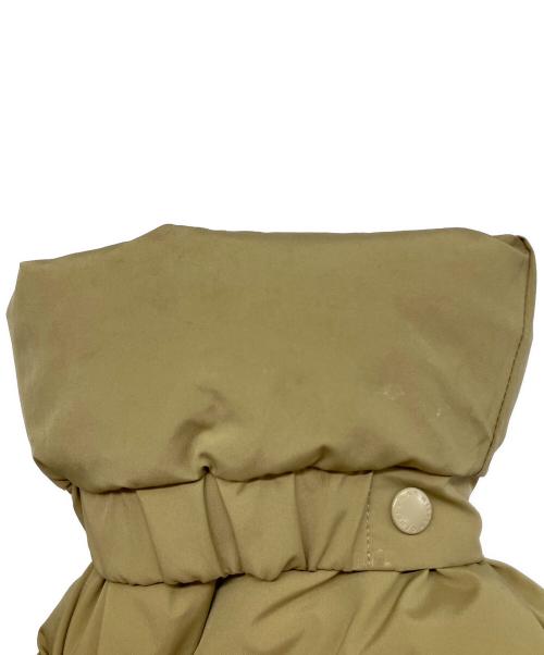 Mr.Gentleman（ミスタージェントルマン）Mr.Gentleman (ミスタージェントルマン) PUFFER SHORT DOWN JACKET ダウンジャケット ベージュ サイズ:SIZE Lの古着・服飾アイテム