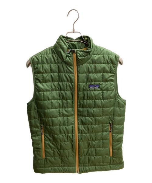 Patagonia（パタゴニア）Patagonia (パタゴニア) Men's Nano Puff Vest　ベスト グリーン サイズ:SIZE Sの古着・服飾アイテム
