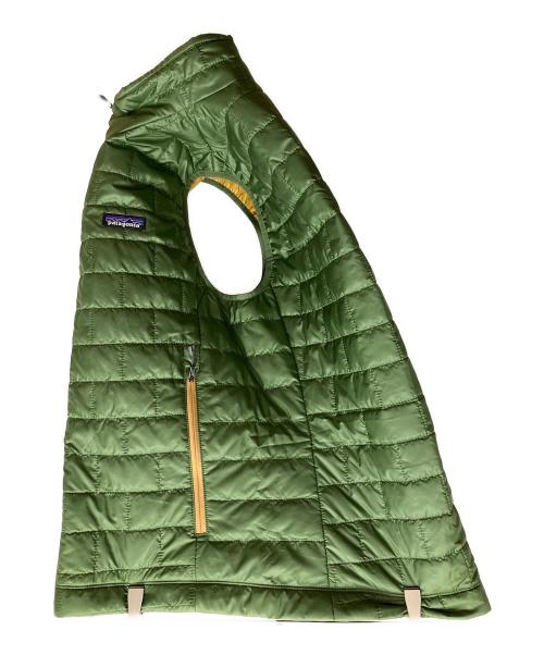 Patagonia（パタゴニア）Patagonia (パタゴニア) Men's Nano Puff Vest　ベスト グリーン サイズ:SIZE Sの古着・服飾アイテム