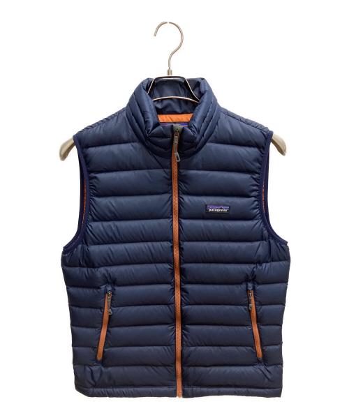 Patagonia（パタゴニア）Patagonia (パタゴニア) M's Down Sweater Vest ダウンベスト ネイビー サイズ:SIZE Sの古着・服飾アイテム
