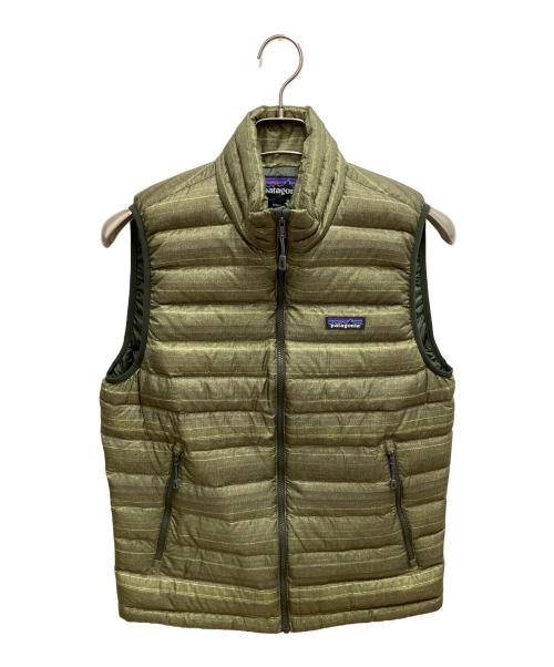 Patagonia（パタゴニア）Patagonia (パタゴニア) M's Down Sweater Vest ダウンベスト グリーン サイズ:SIZE Sの古着・服飾アイテム