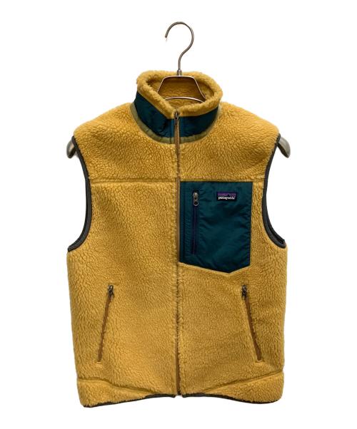 Patagonia（パタゴニア）Patagonia (パタゴニア) M's CLASSIC RETRO-X VEST フリースベスト イエロー サイズ:SIZE Sの古着・服飾アイテム