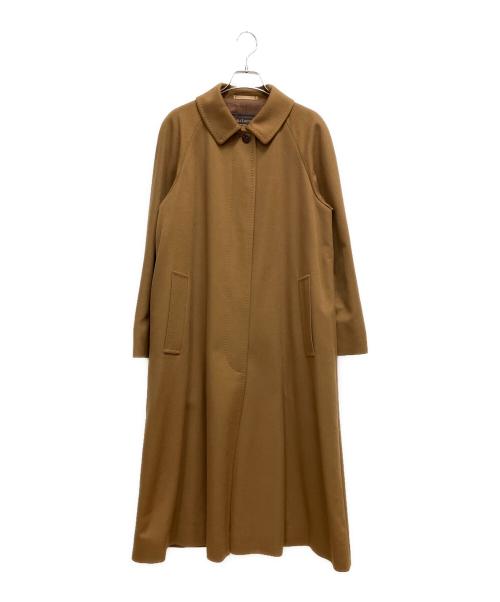 BURBERRY（バーバリー）BURBERRY (バーバリー) カシミヤコート ブラウン サイズ:9ARの古着・服飾アイテム