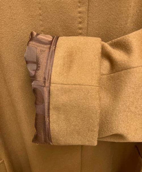 BURBERRY（バーバリー）BURBERRY (バーバリー) カシミヤコート ブラウン サイズ:9ARの古着・服飾アイテム