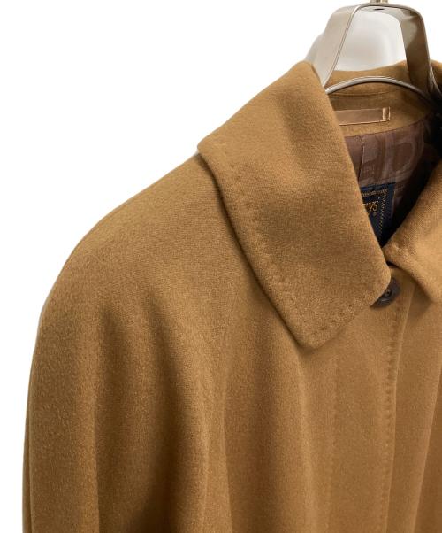 BURBERRY（バーバリー）BURBERRY (バーバリー) カシミヤコート ブラウン サイズ:9ARの古着・服飾アイテム