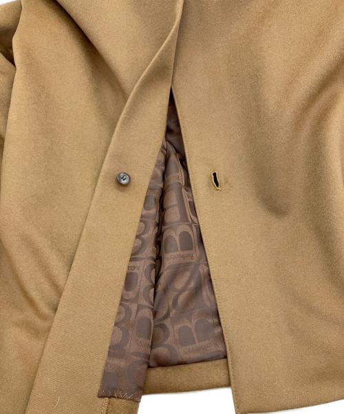 BURBERRY（バーバリー）BURBERRY (バーバリー) カシミヤコート ブラウン サイズ:9ARの古着・服飾アイテム