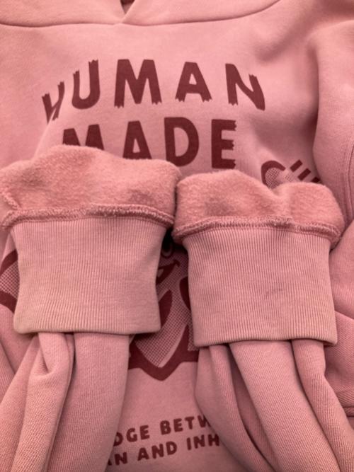 HUMAN MADE（ヒューマンメイド）HUMAN MADE (ヒューマンメイド) Lil Uzi Vert (リル ウージー ヴァート) Human Made x Lil Uzi Vert Hoodie Pink プルオーバーパーカー ピンク サイズ:SIZE Mの古着・服飾アイテム