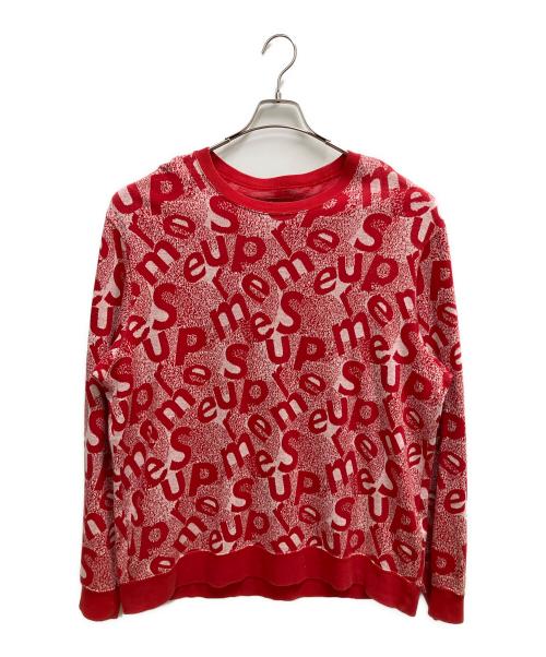 SUPREME（シュプリーム）SUPREME (シュプリーム) クルーネックスウェット レッド サイズ:SIZE XLの古着・服飾アイテム
