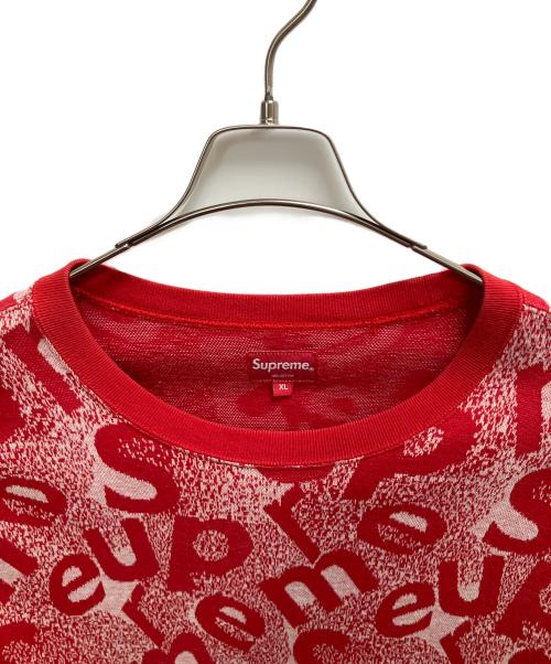 SUPREME（シュプリーム）SUPREME (シュプリーム) クルーネックスウェット レッド サイズ:SIZE XLの古着・服飾アイテム