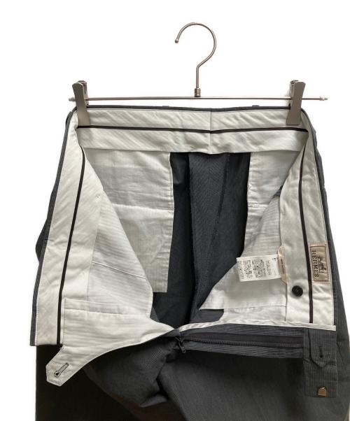 HERMES（エルメス）HERMES (エルメス) スラックス グレー サイズ:W90×L77cm/SIZE 44の古着・服飾アイテム