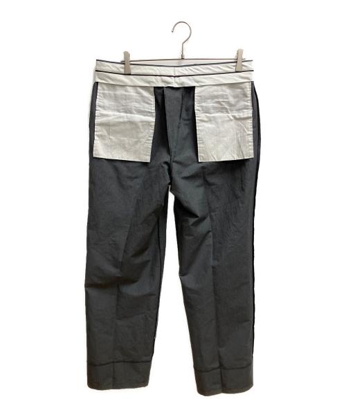 HERMES（エルメス）HERMES (エルメス) スラックス グレー サイズ:W90×L77cm/SIZE 44の古着・服飾アイテム