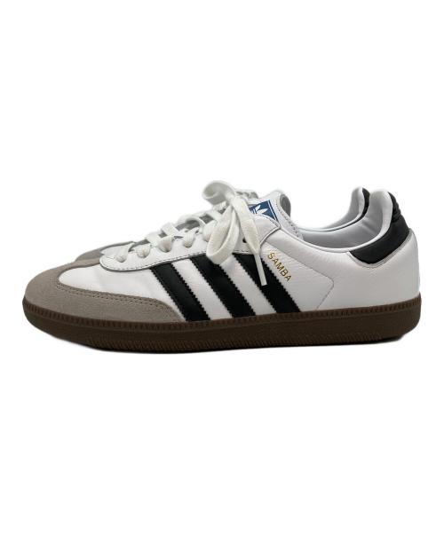 adidas（アディダス）adidas (アディダス) SAMBA OG（サンバOG） ホワイト×グレー サイズ:SIZE 27cmの古着・服飾アイテム
